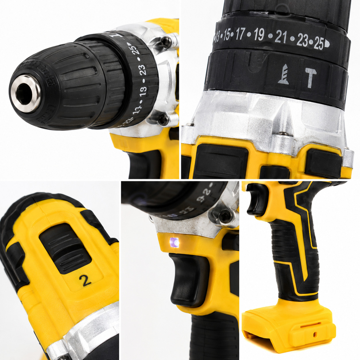 Taladro Inalámbrico 12V + Kit 26 Accesorios y Maleta