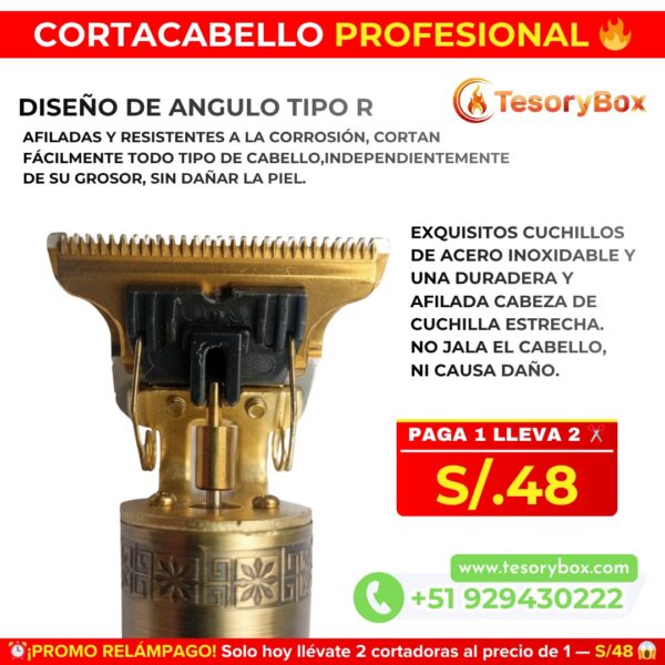 maquina cortacabello profesional paga 2 lleva 1