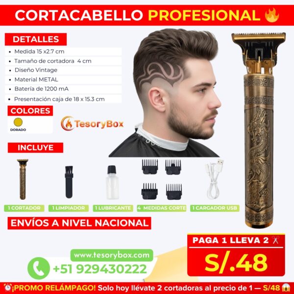 Cortador de Cabello y barbera Peru importadas maquina cortacabello profesional oferta
